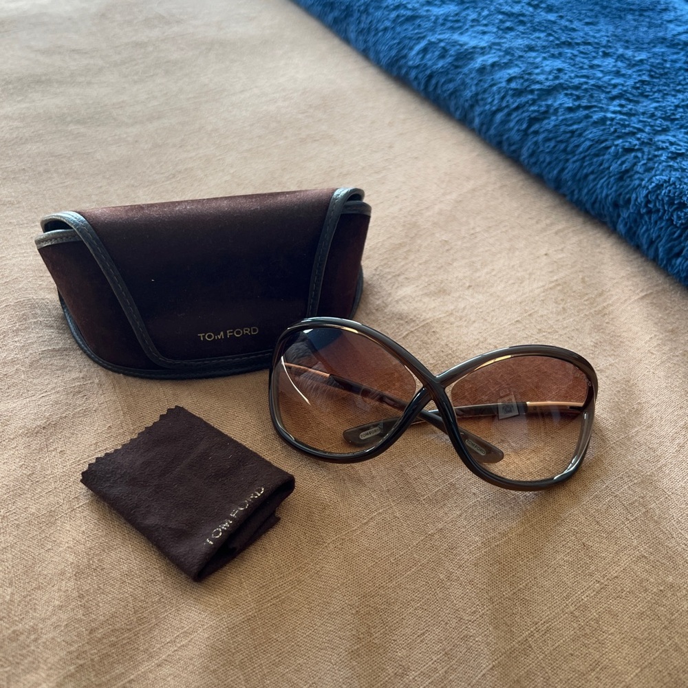 Tom Ford Black and Brown Sunglasses
